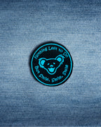 Mini Mini Embroidered Nothing Left to Do but Smile Patch | Psychedelic Jam Band Badge