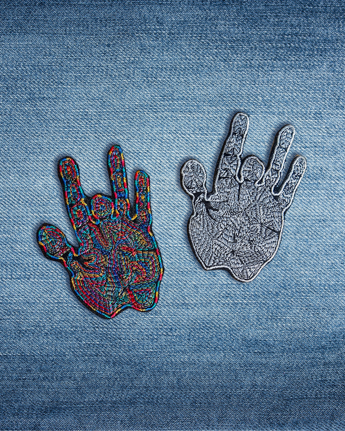 Jerry Hand Patch | Embroidered Jerry's Middle Finger Badge