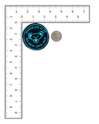 Mini Mini Embroidered Nothing Left to Do but Smile Patch | Psychedelic Jam Band Badge