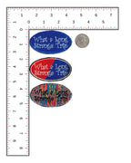 Mini Embroidered What a Long Strange Trip Patch | Psychedelic Jam Band Badge
