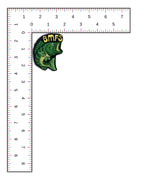 Mini BMFS Bass Embroidered Patch | Billy Jamgrass Fishing Patch