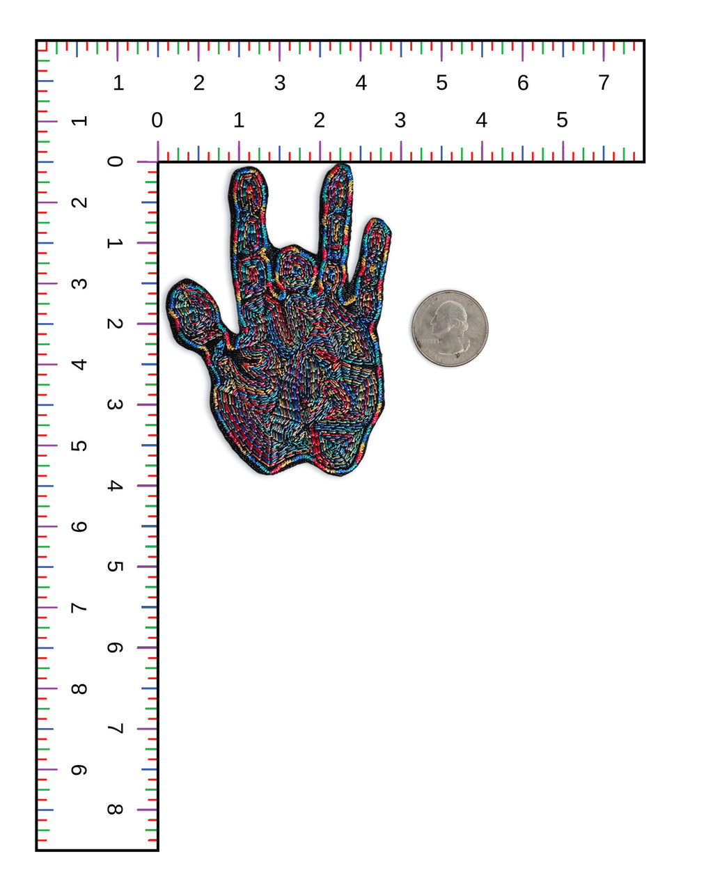 Jerry Hand Patch | Embroidered Jerry's Middle Finger Badge