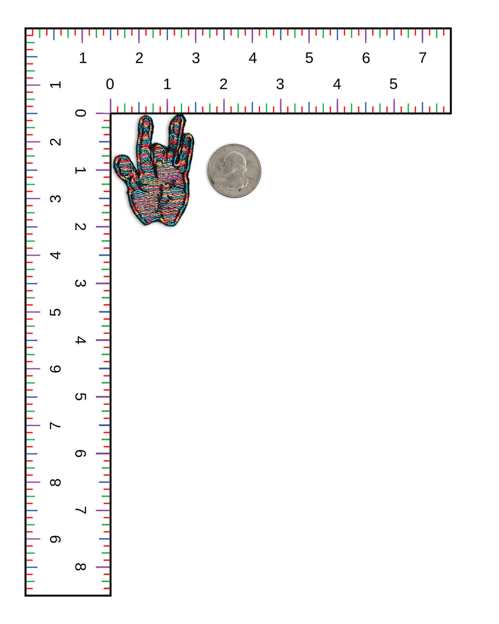 Mini Jerry Hand Patch | Embroidered Jerry's Middle Finger Badge