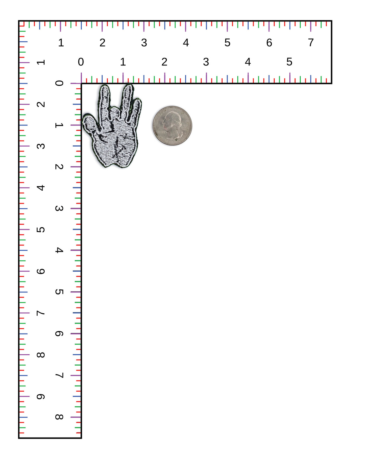 Mini Jerry Hand Patch | Embroidered Jerry's Middle Finger Badge